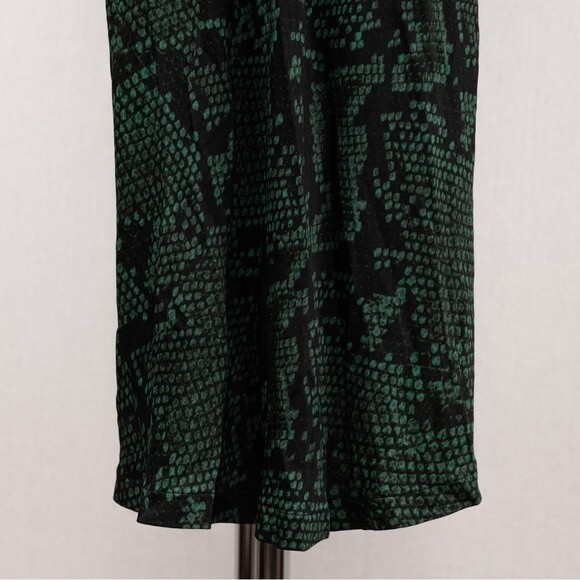 Atlein green snake print dress size 38/S - Picture 10 of 12